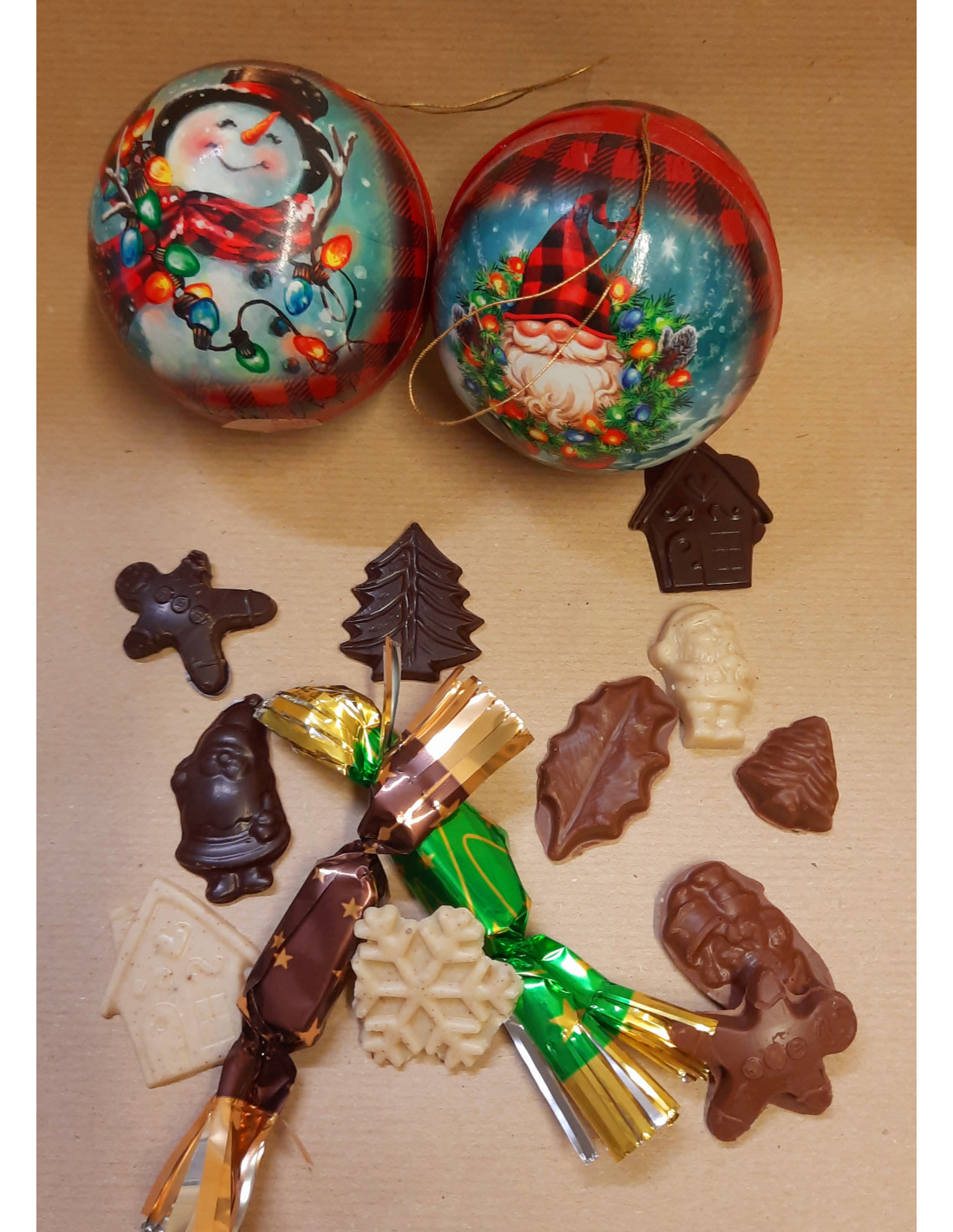 Papillotes de Noël Maison Chocolat Noir Suprême
