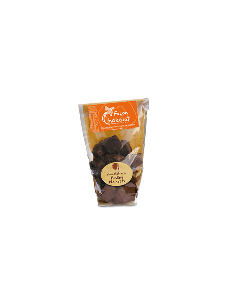 Bonbon Chocolat Noir Bio Praliné noisette