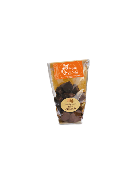 Bonbon Chocolat Noir Bio- Pâte Amande maison
