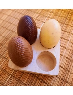 Coquetier bois 4 oeufs - 100g