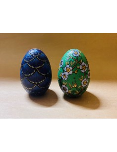 Oeuf métal garni de friture...